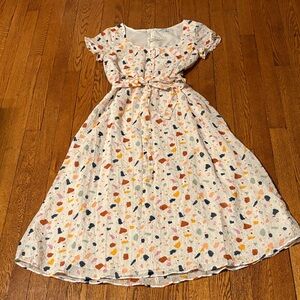 NWT Madewell Print Midi Dress